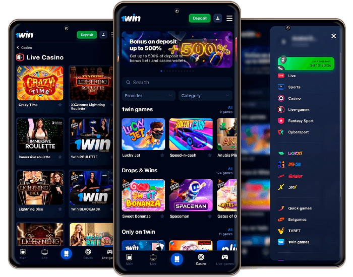 1win Casino Games in India.