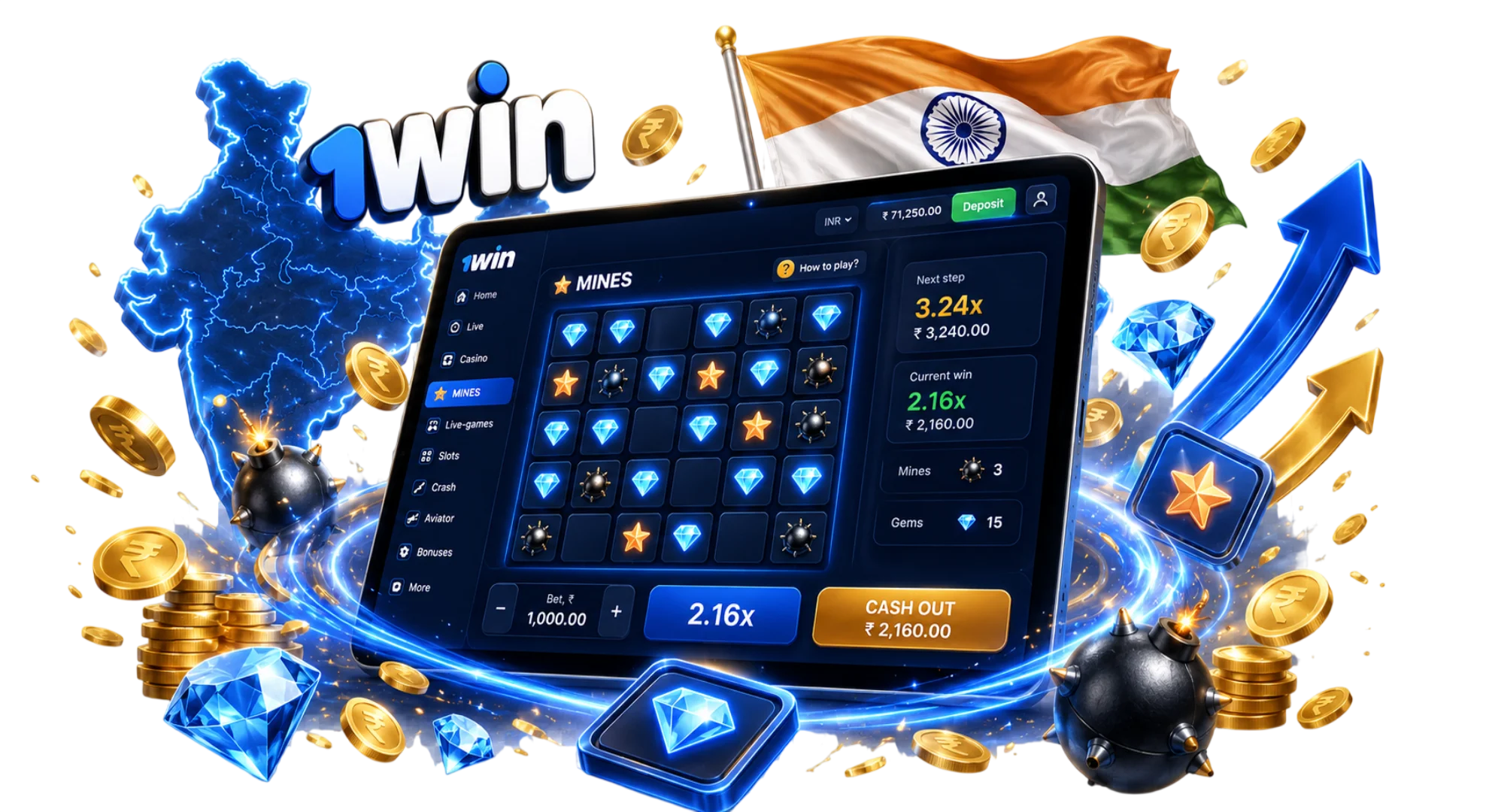 1win mines